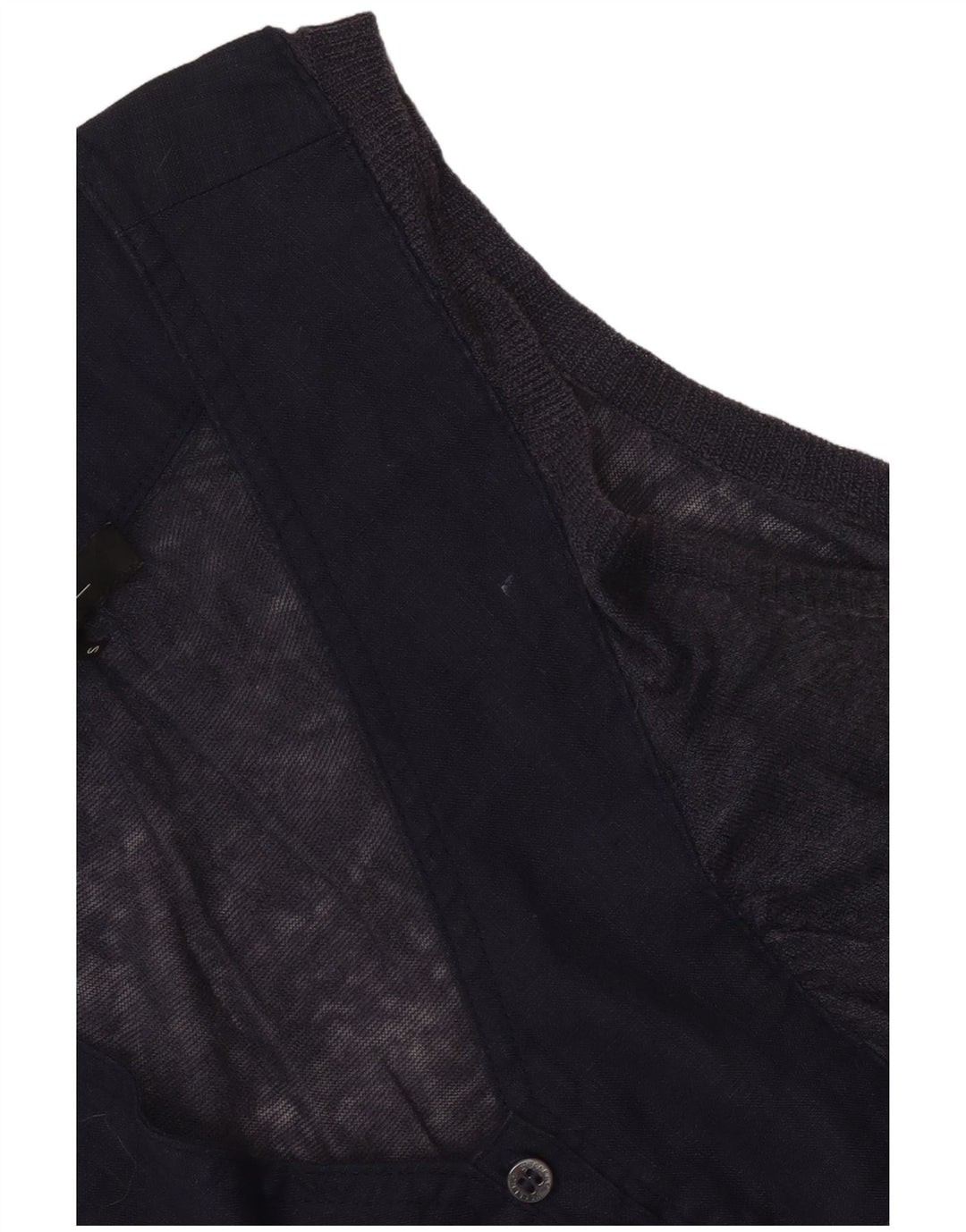 Max Mara Mujer Weekend Vest Top UK 8 Small Azul Marino