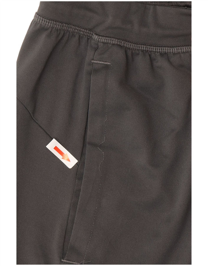 Adidas Mens Graphic Sport Shorts Pequeño Gris Poliéster