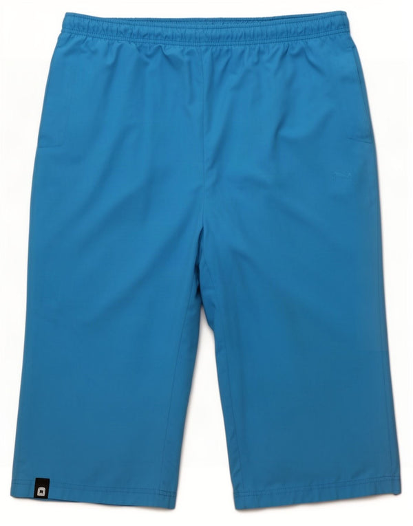 Puma Bermudas gráficas para hombre, pantalones cortos deportivos, talla grande, azul