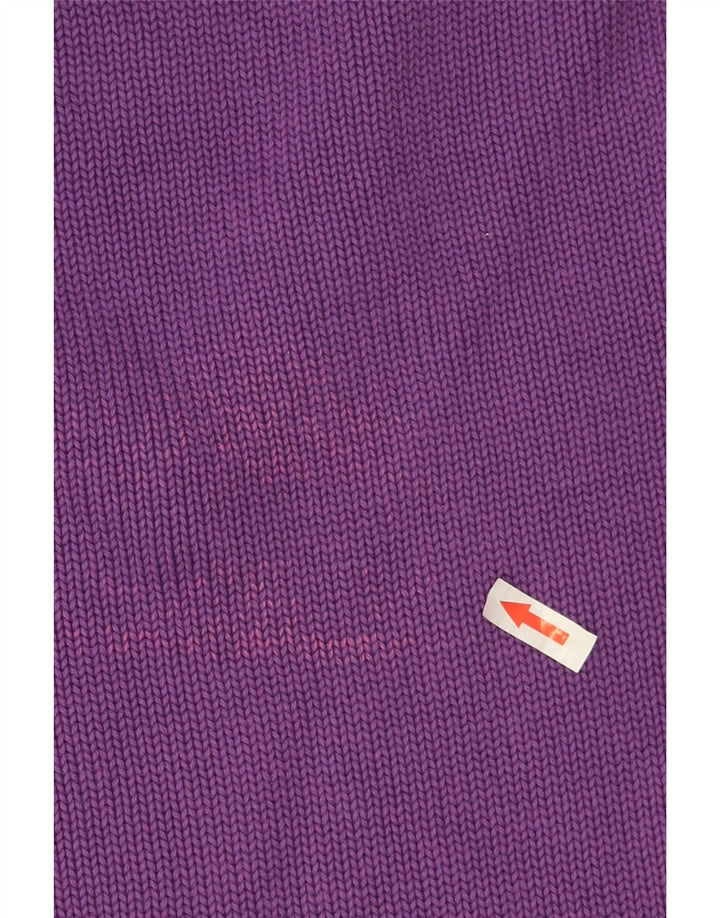 Zara Hombre Jersey Con Cuello En V Jersey Grande Púrpura