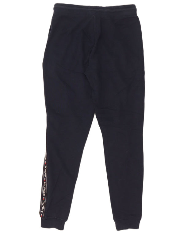 Tommy Hilfiger Pantalones de chándal con estampado gráfico para hombre Joggers Small Azul marino