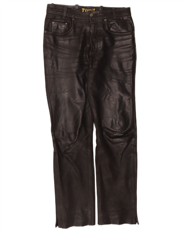 Tschul Mujer Pantalones Rectos Casuales W31 L30 Negro