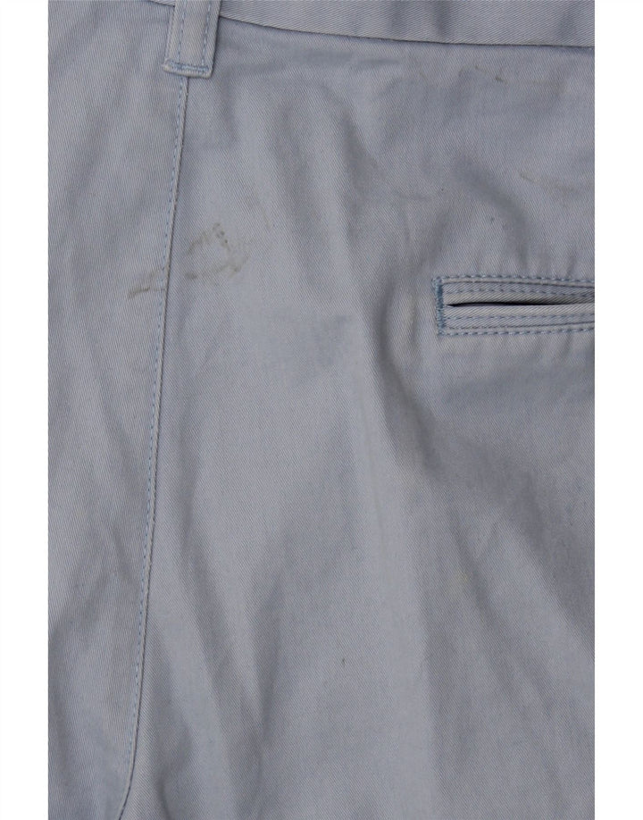 MARKS & SPENCER Pantalones cortos chinos Harbor azul para hombre W36 Algodón azul grande