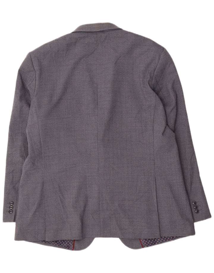 Marks & Spencer Chaqueta tipo blazer de corte regular con 2 botones para hombre UK 46 XL Azul marino