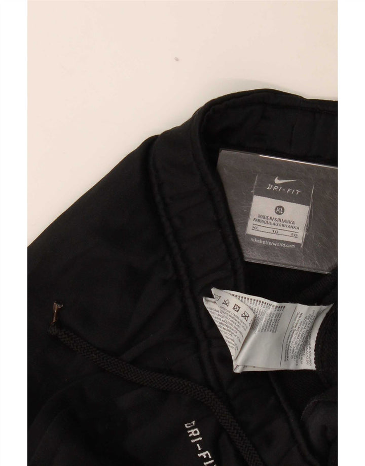 Nike Dri Fit - Pantalón de chándal para hombre, talla XL, poliéster negro