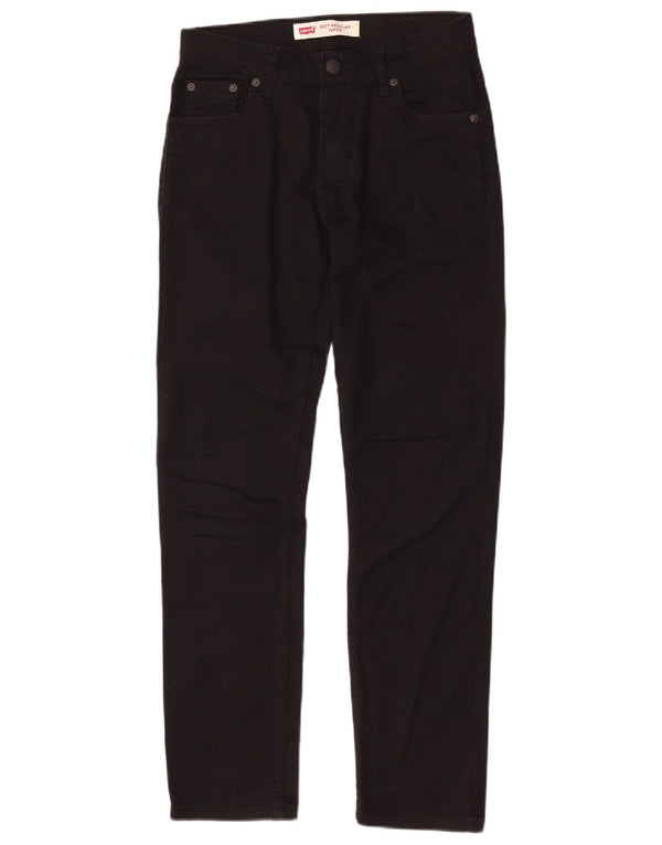 Levi's Vaqueros cónicos regulares 502 para niños 11-12 años W28 L29 Negro