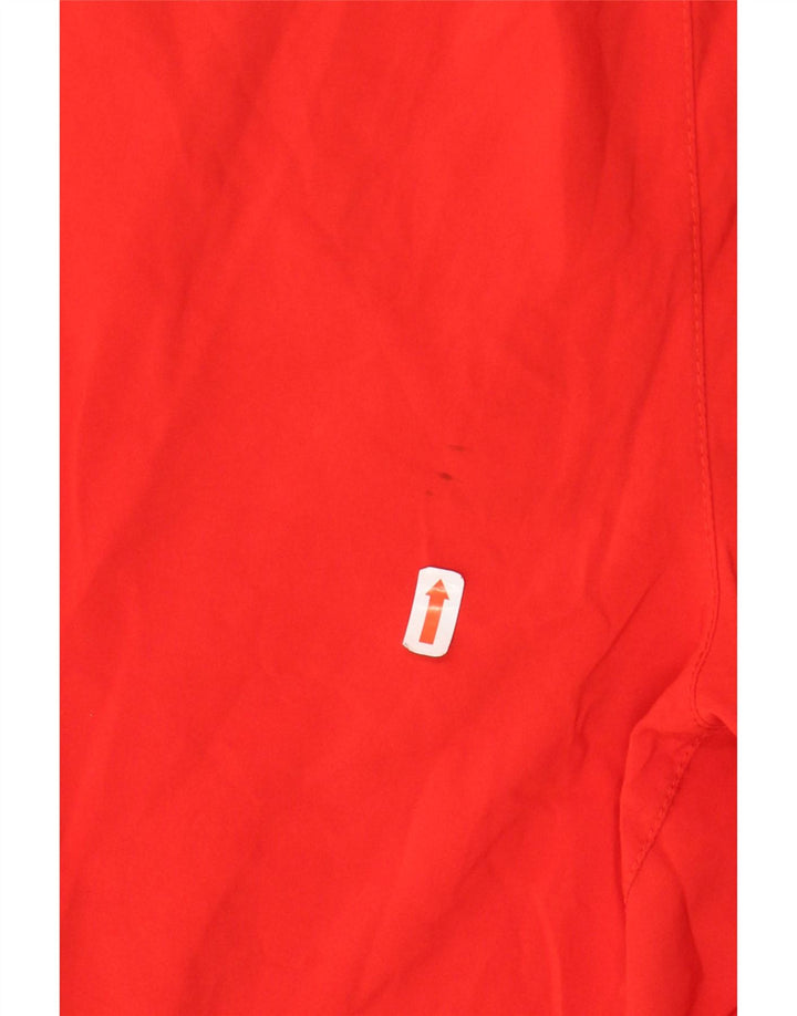 PUMA Pantalones cortos deportivos para hombre Poliéster color block rojo grande