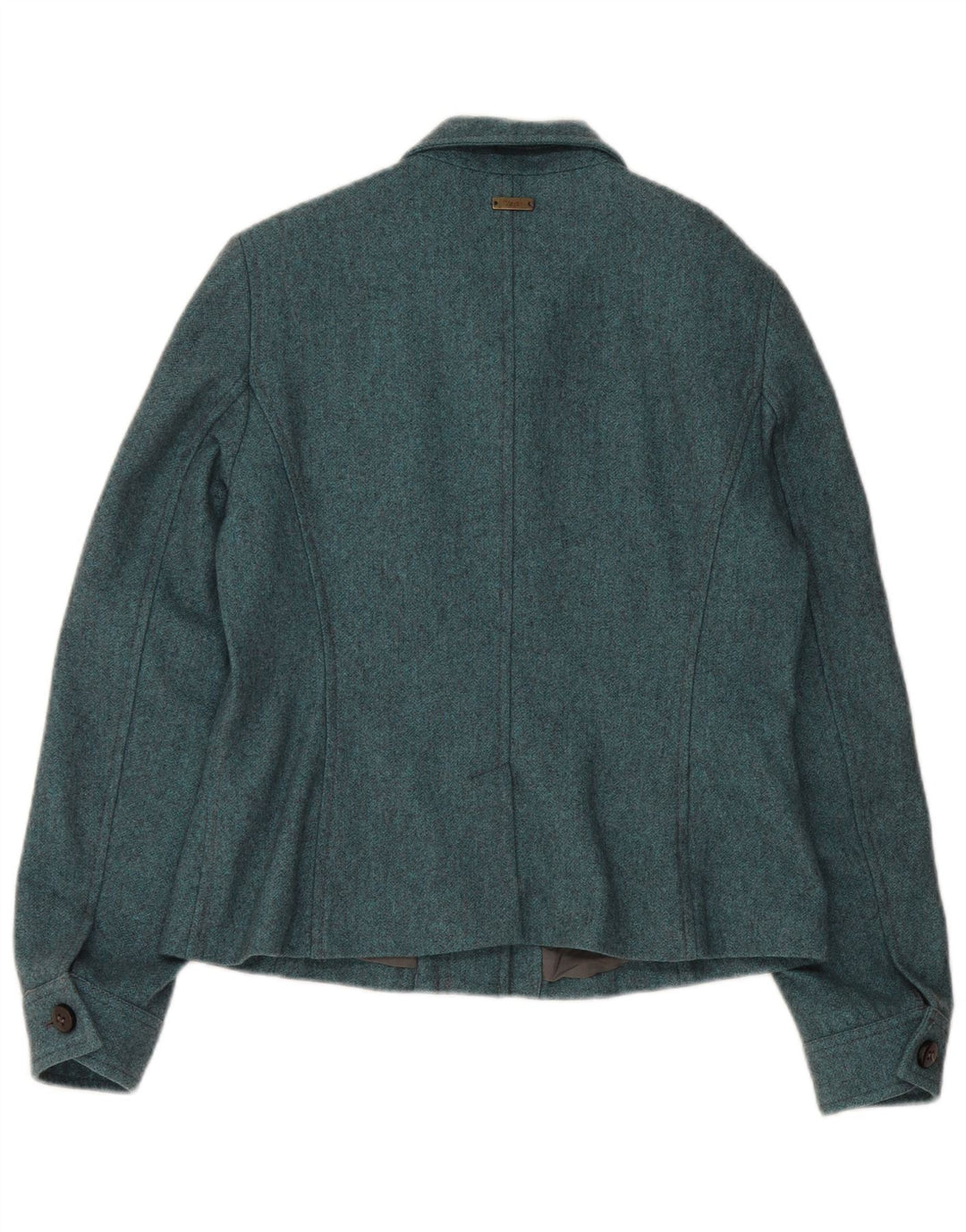 Marlboro Classics Chaqueta utilitaria para mujer Reino Unido 12 Lana azul mediana