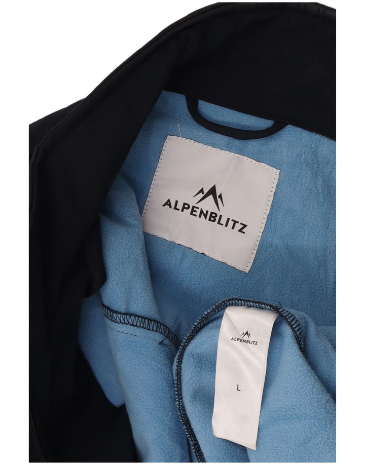 ALPENNBLITZ Chaqueta cortavientos para hombre UK 40 Grande Azul marino Poliéster