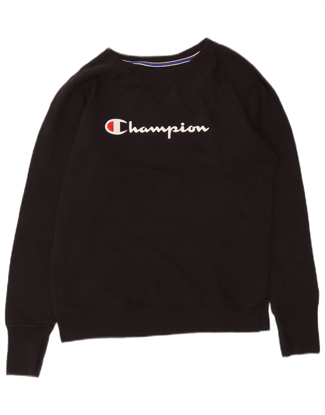 Champion Sudadera Gráfica para Hombre Jersey Pequeño Poliéster Negro