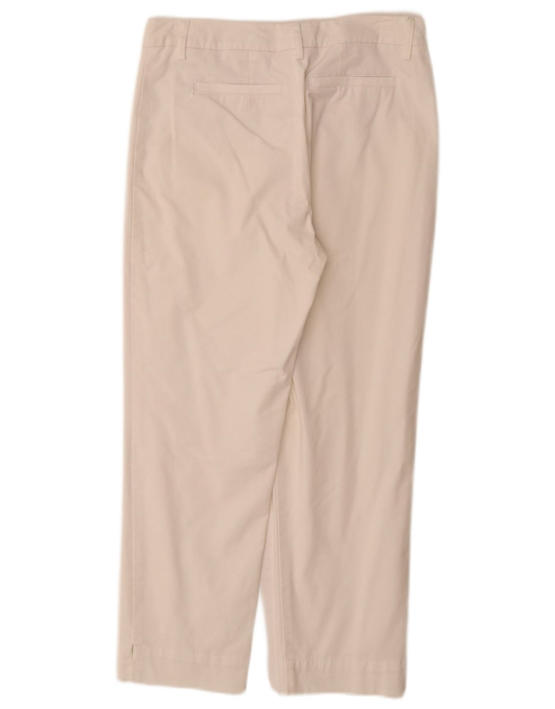 Marella Mujer Pantalones Cortos Rectos W28 L26 Blanco