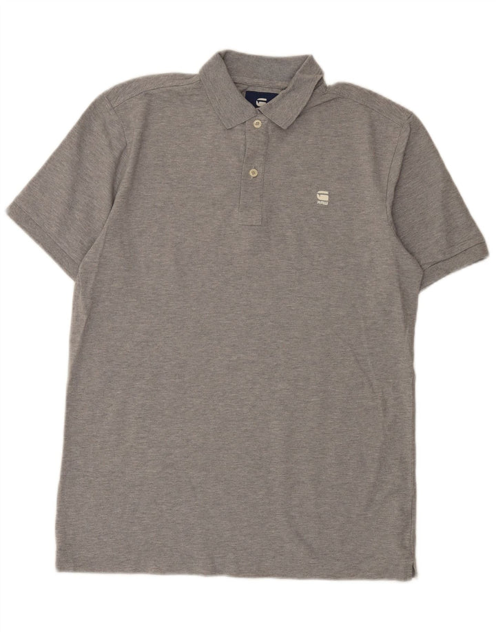 Polo G-Star Hombre De Algodón Gris Medio