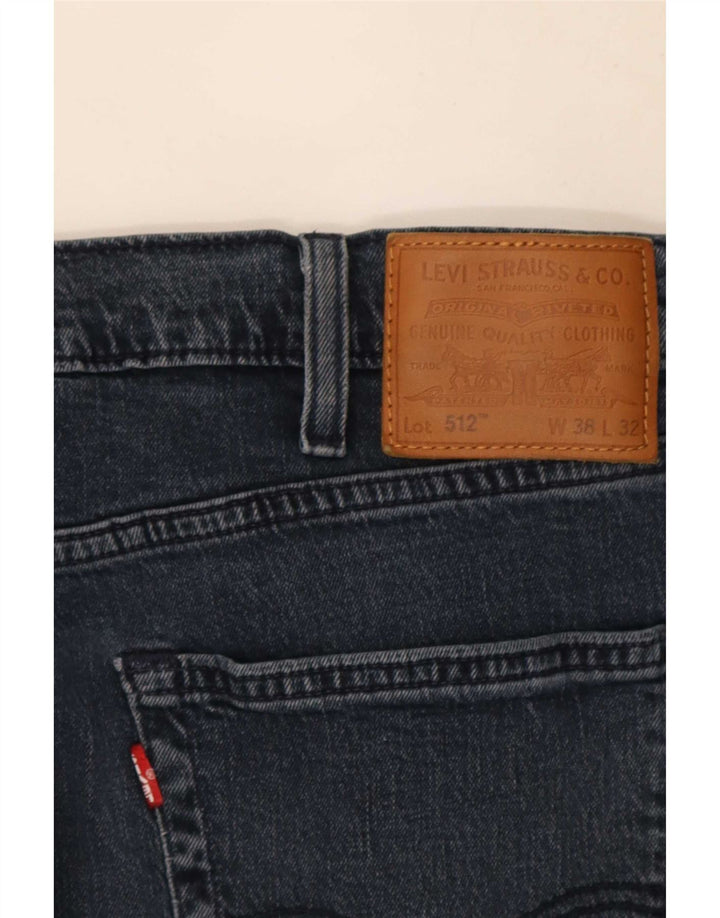 Vaqueros Levi's 512 Slim Tapered para hombre W38 L32 Azul marino