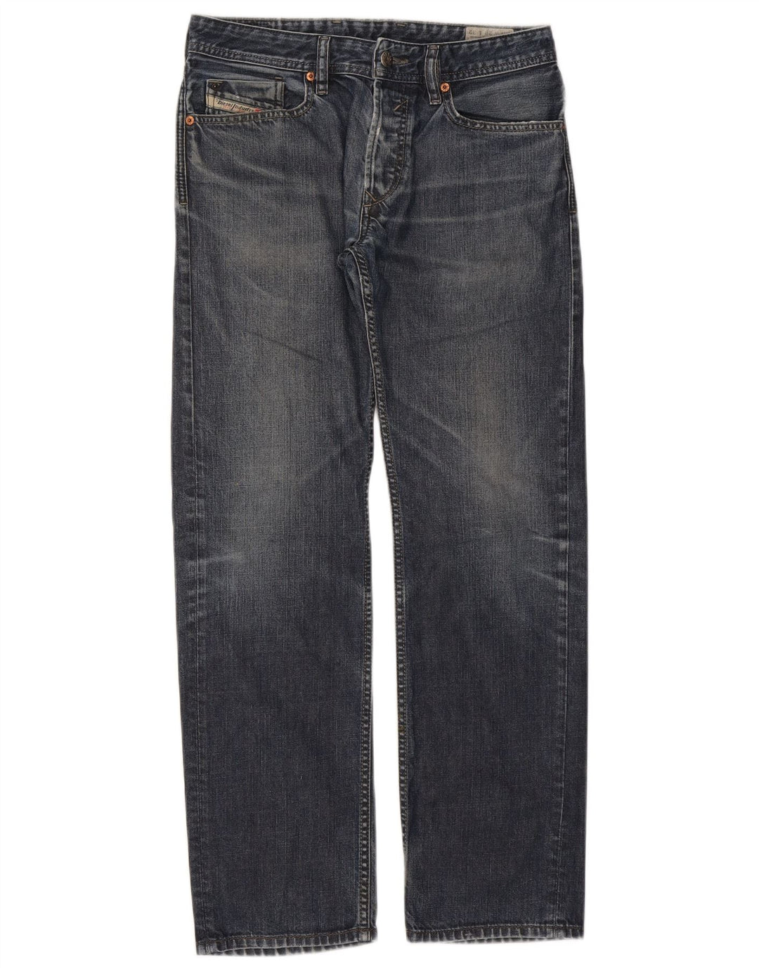 Diesel Hombre Waykee Vaqueros Rectos Regulares W29 L32 Algodón Azul