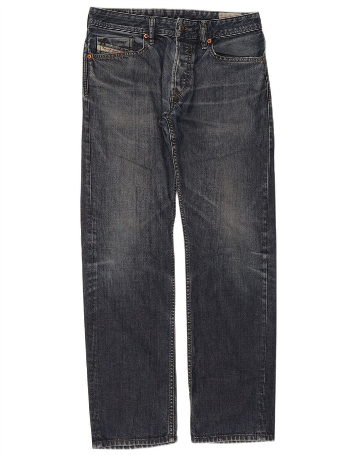 Diesel Hombre Waykee Vaqueros Rectos Regulares W29 L32 Algodón Azul