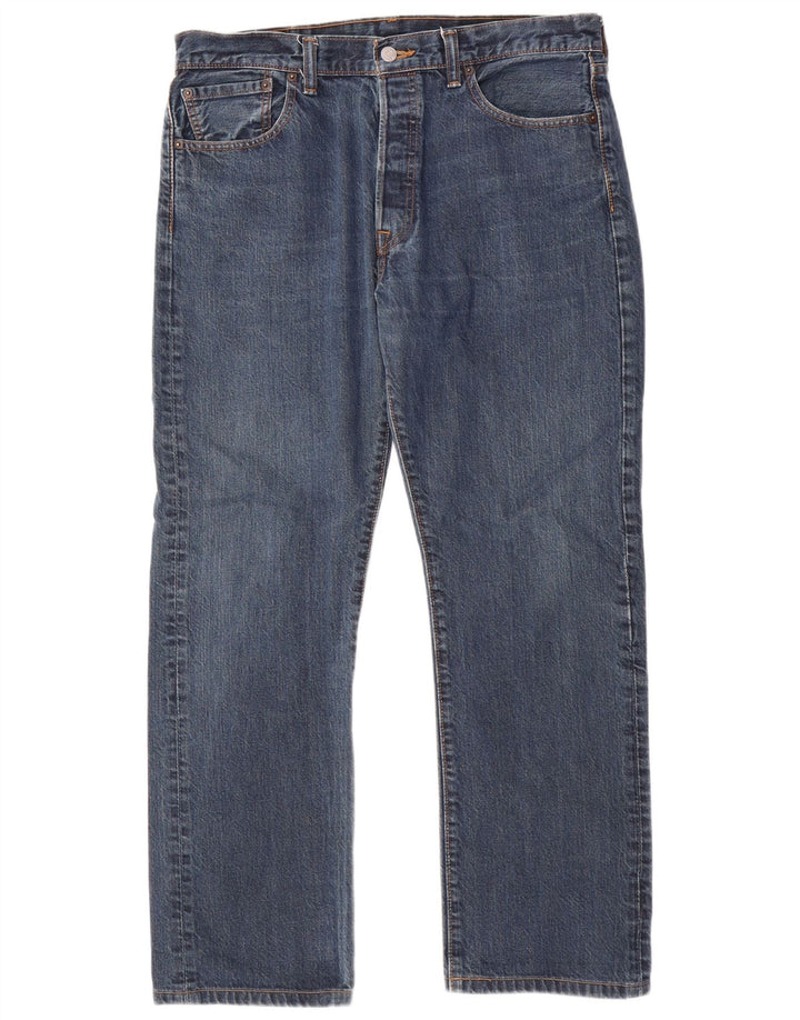 Levi's Vaqueros rectos 501 para hombre W34 L32 Algodón azul
