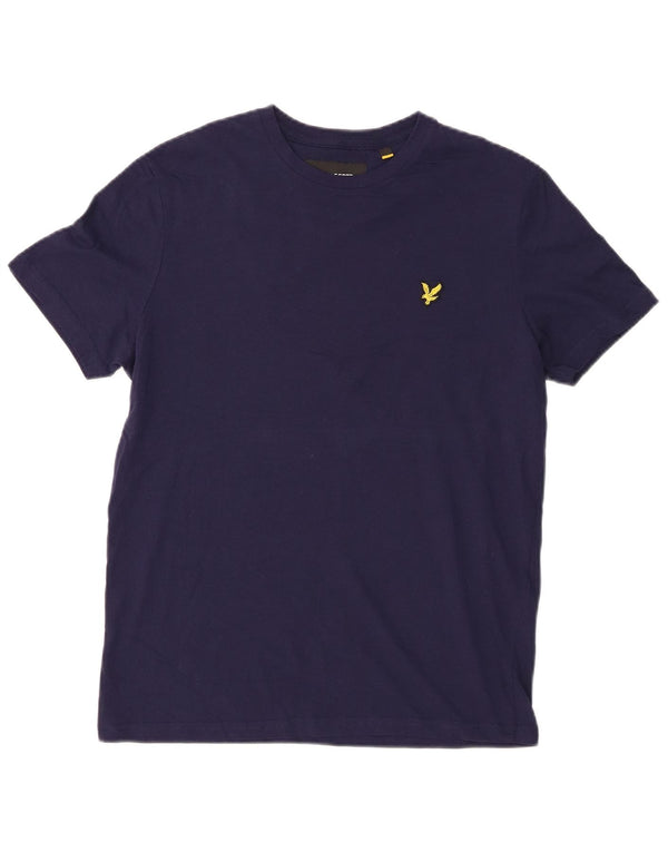 Lyle & Scott - Camiseta para hombre, talla pequeña, algodón azul marino