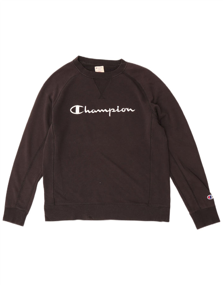 Champion Sudadera Gráfica para Hombre Jersey Pequeño Negro