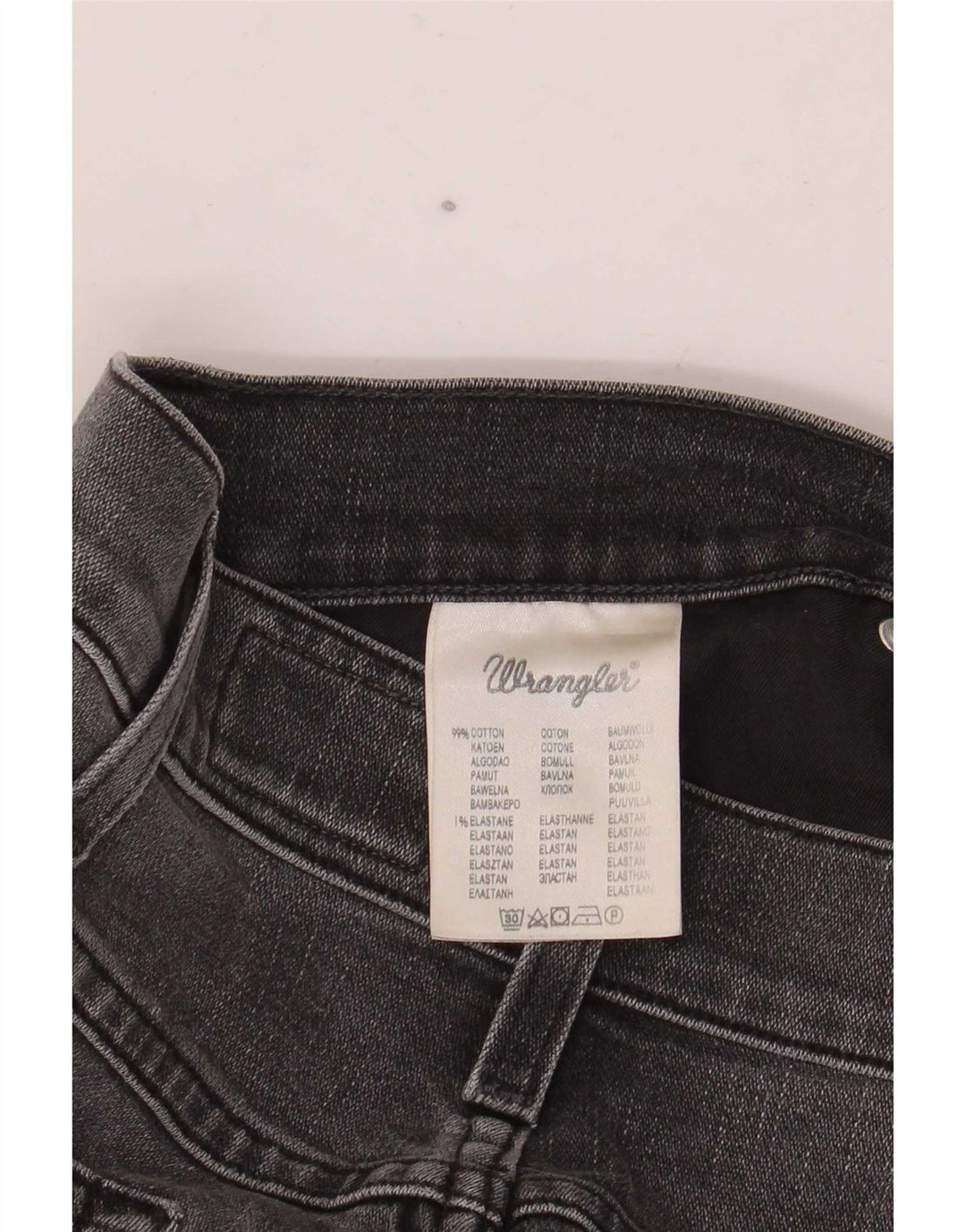 Wrangler Mens Colton Slim Jeans W32 L34 Algodón Gris
