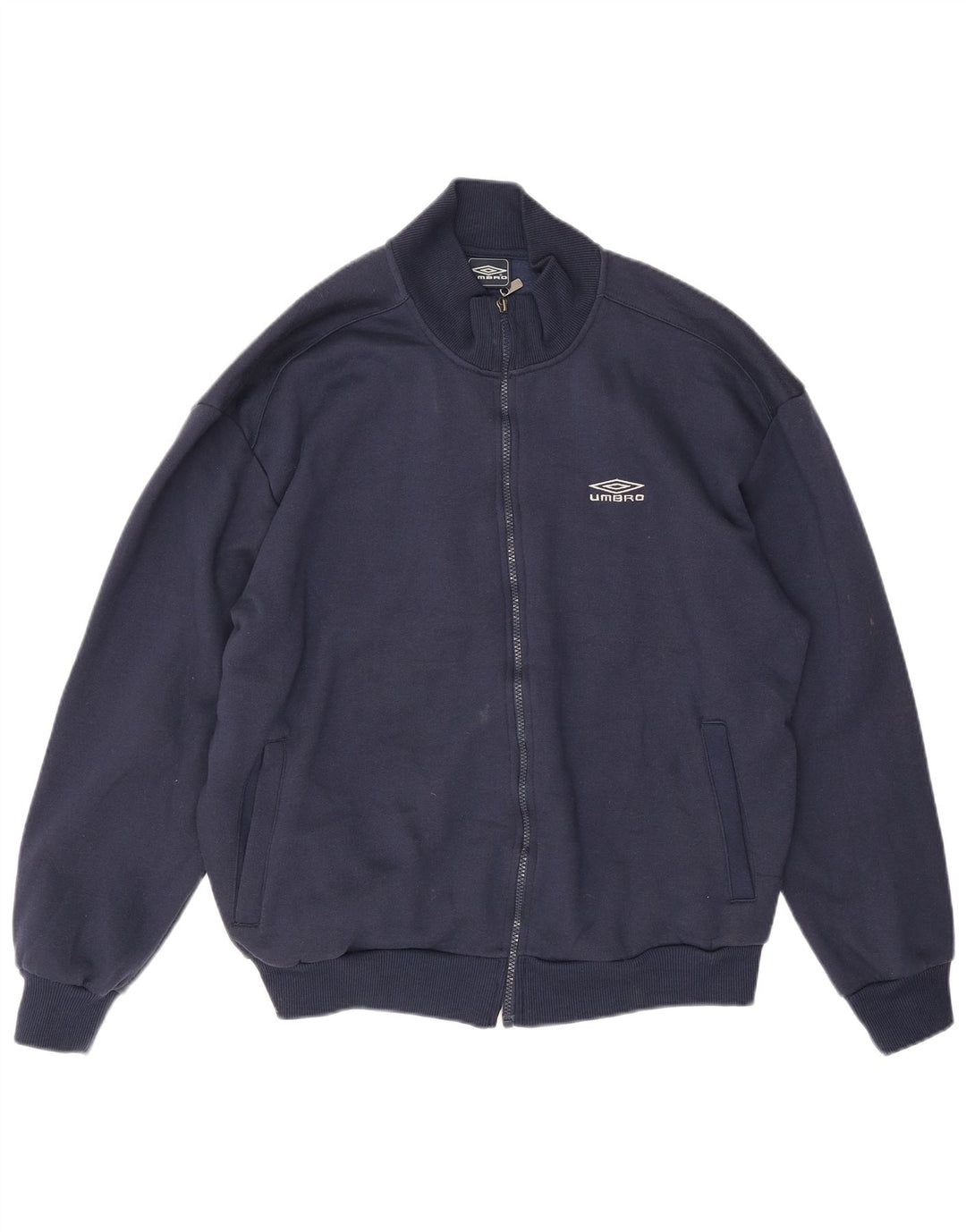 Umbro Chaqueta superior de chándal para hombre Poliéster azul marino grande