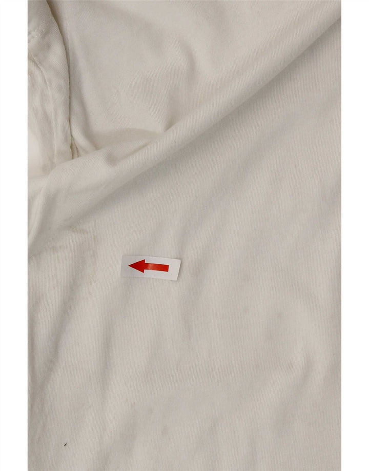 Nike - Camiseta gráfica para hombre, talla pequeña, algodón blanco