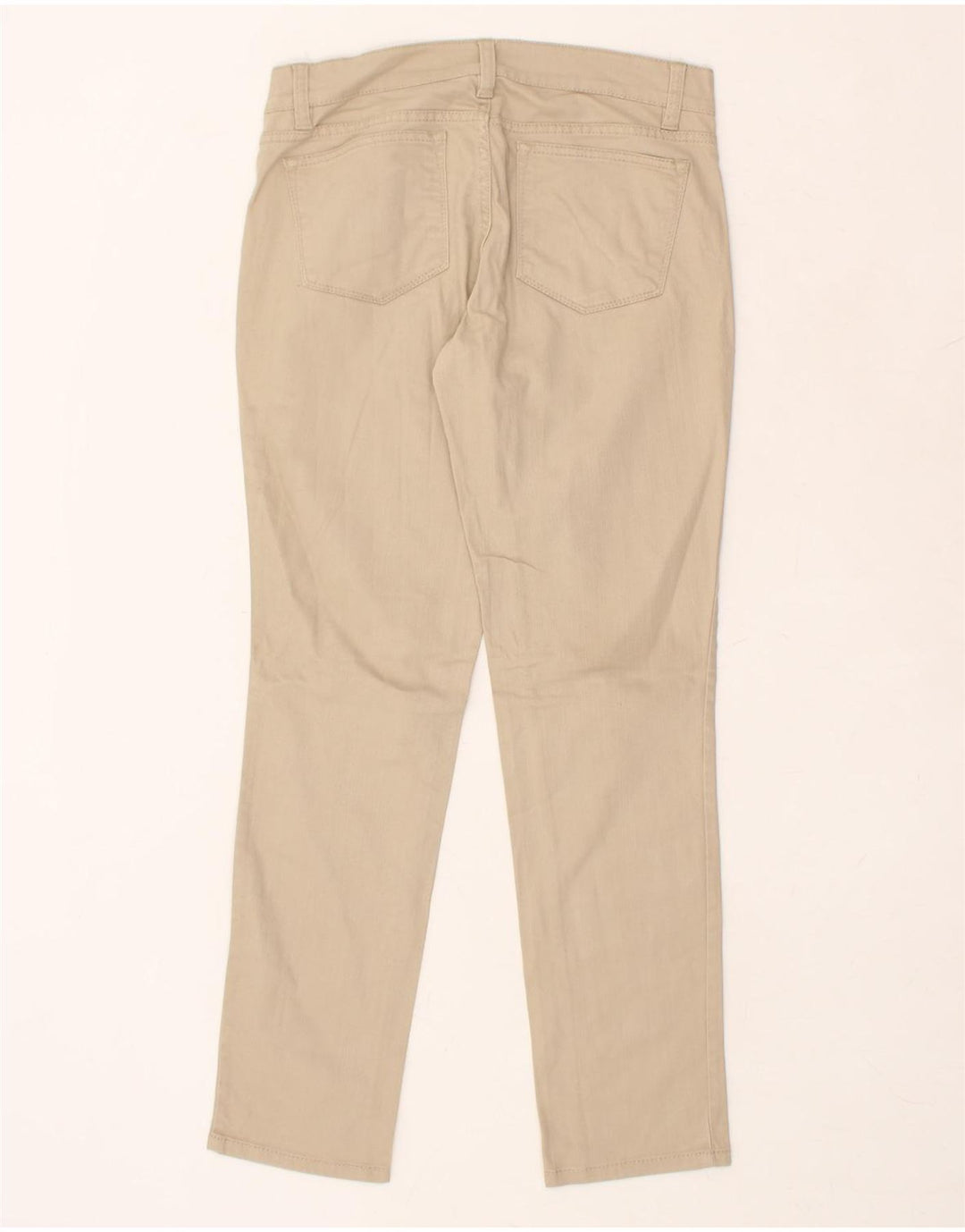 BENETTON Womens Slim Casual Trousers W31 L30 Beige | Vintage Benetton | Thrift | Second-Hand Benetton | Used Clothing | Messina Hembry 