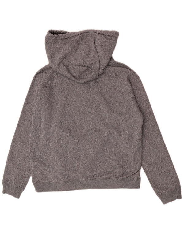 Nike - Sudadera con capucha para mujer, talla grande, color gris, algodón moteado