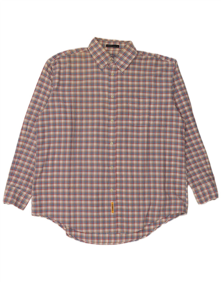 B.D. Baggies Camisa De Franela Hombre XL Algodón A Cuadros Azul