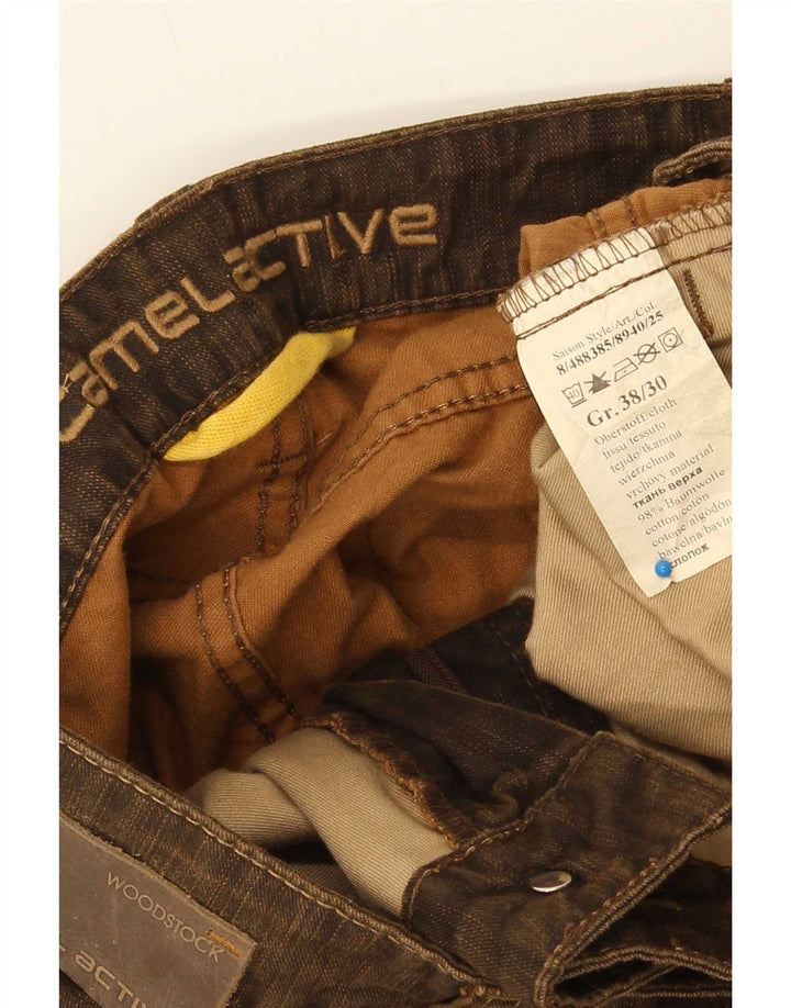 Vaqueros rectos para hombre Camel Active W38 L30 Algodón marrón