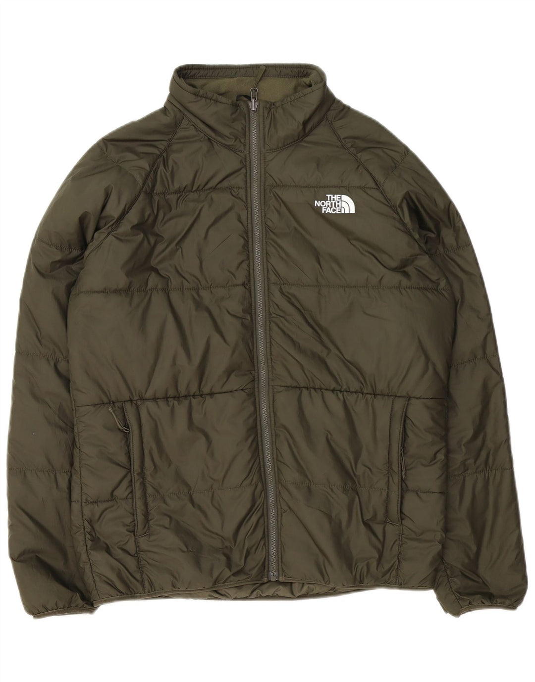 The North Face Chaqueta acolchada con forro gráfico para hombre Reino Unido 40 Poliéster verde grande