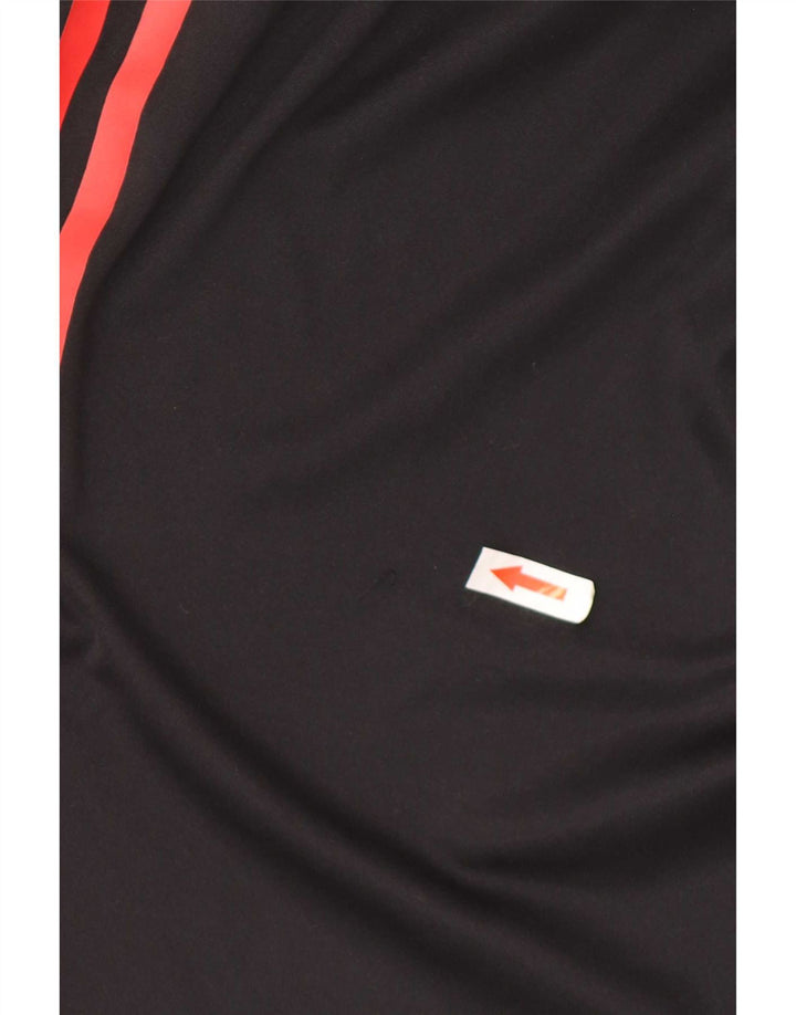 Adidas Mens AC Milan Sport Shorts Pequeño Negro Poliéster