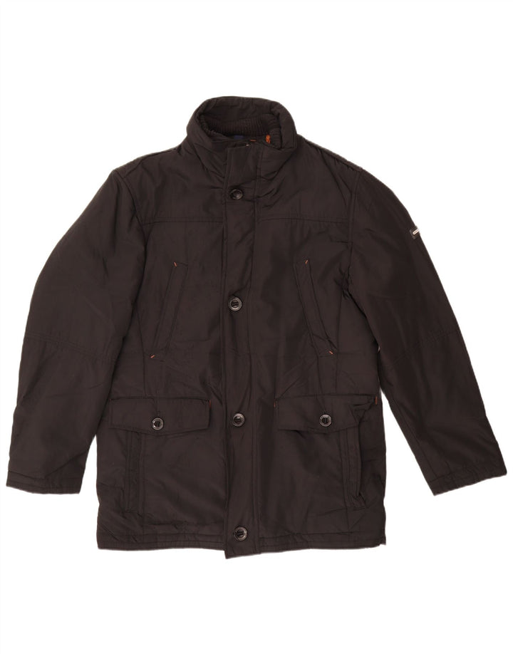 Pierre Cardin Chaqueta utilitaria para hombre UK 40 Grande Poliéster negro Clásico