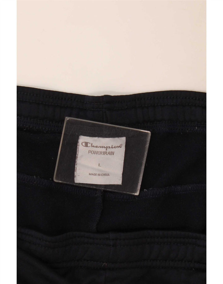 Champion Pantalón De Chándal Para Hombre Grande Azul Marino Poliéster