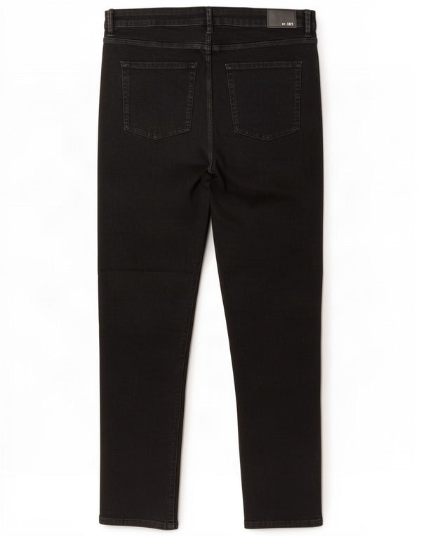 Marks & Spencer Vaqueros rectos regulares Sienna para mujer UK 18 XL W36 L30 Negro