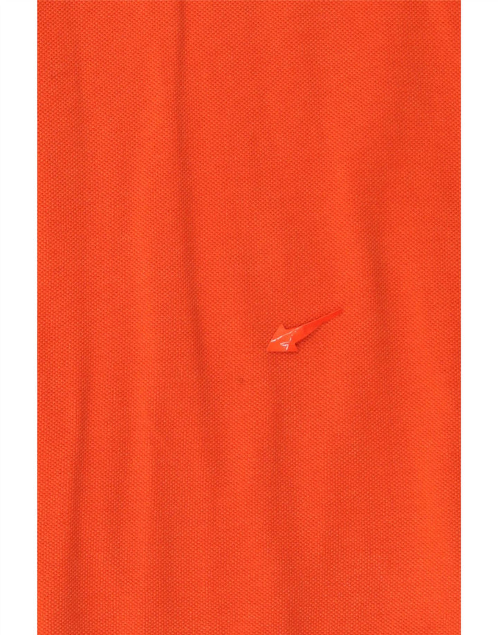 NAPAPIJRI Mens Polo Shirt Large Orange Cotton