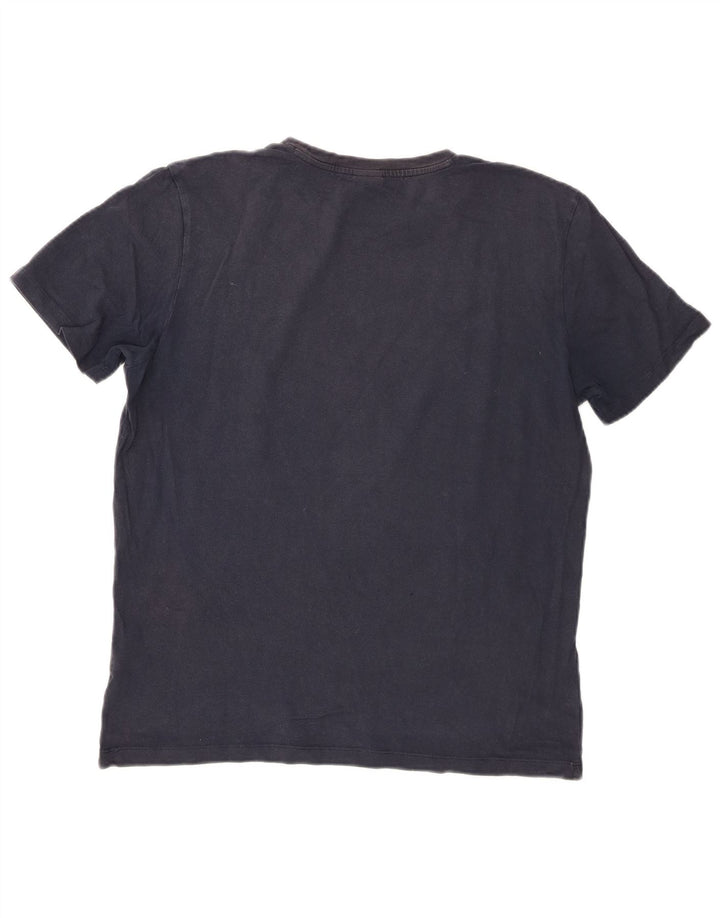 Hugo Boss Hombre Camiseta Top Grande Azul Marino