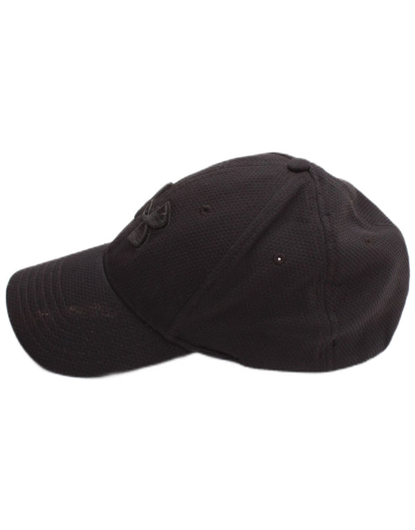 Under Armour Gorra de béisbol gráfica para hombre, talla mediana/grande, poliéster negro, deportiva