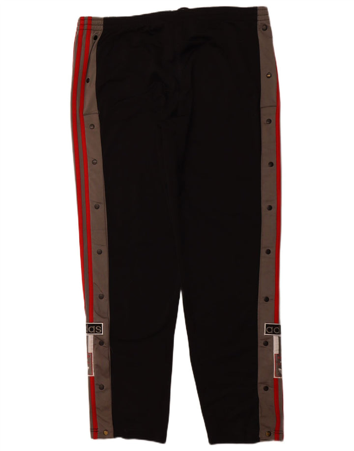 ADIDAS Pantalones de chándal con estampado gráfico para mujer, talla grande, color negro, deportivos