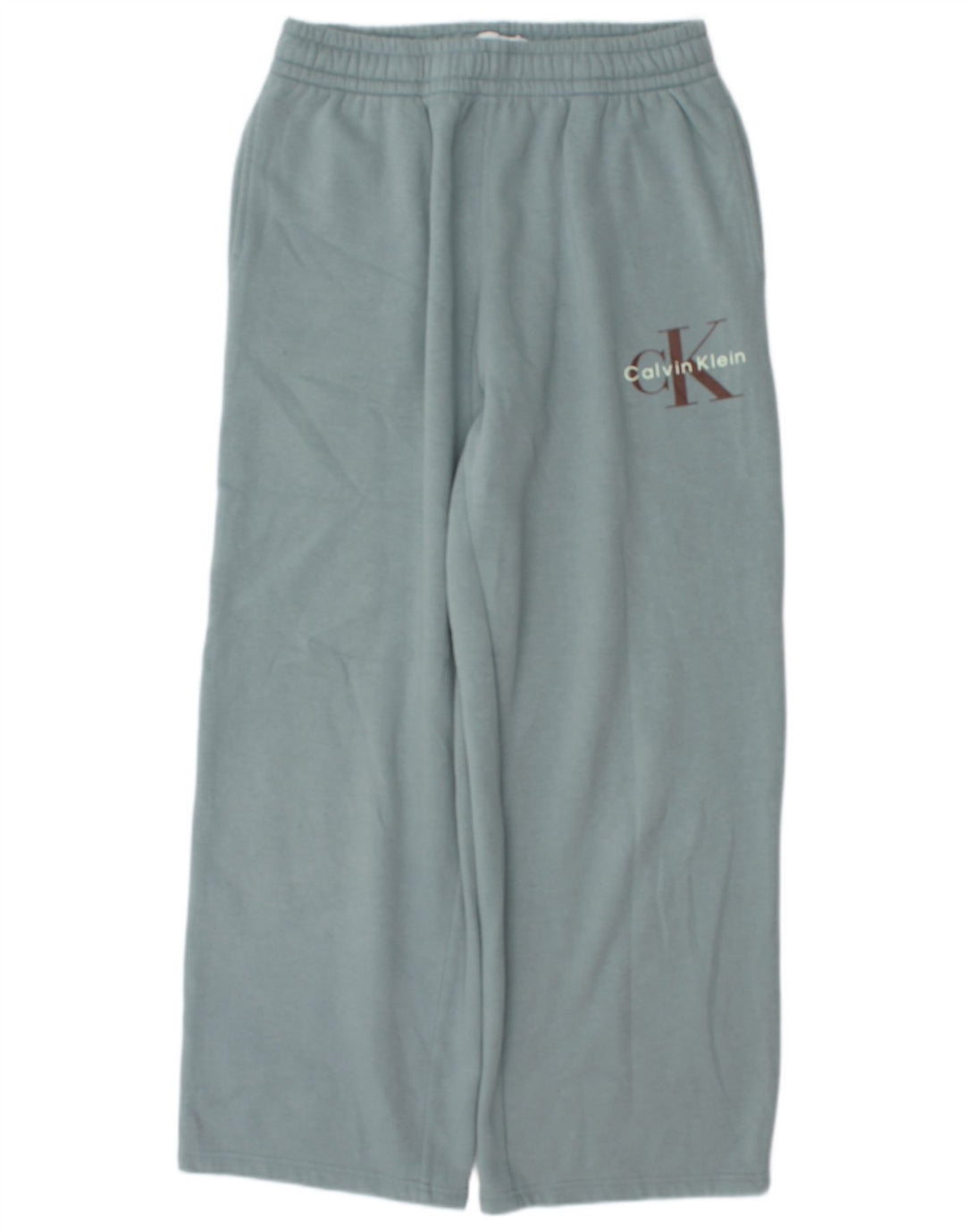 Calvin Klein Hombre Pantalones De Chándal Gráfico De Algodón Azul Medio