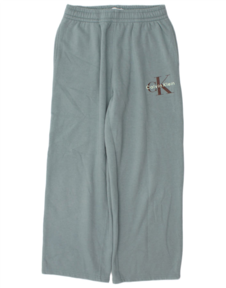 Calvin Klein Hombre Pantalones De Chándal Gráfico De Algodón Azul Medio