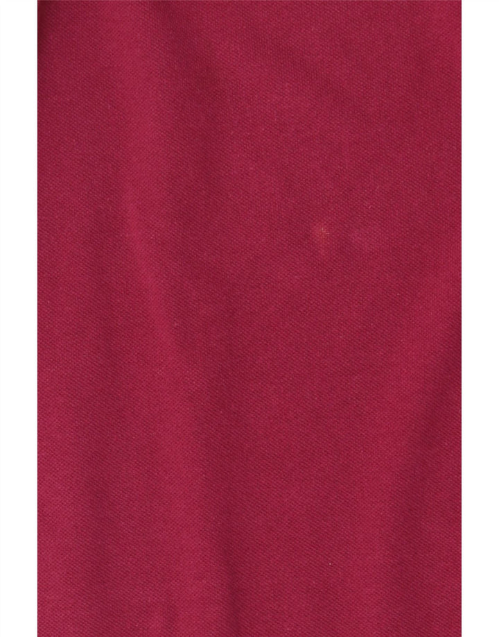 Kappa Polo Hombre Small Borgoña Algodón