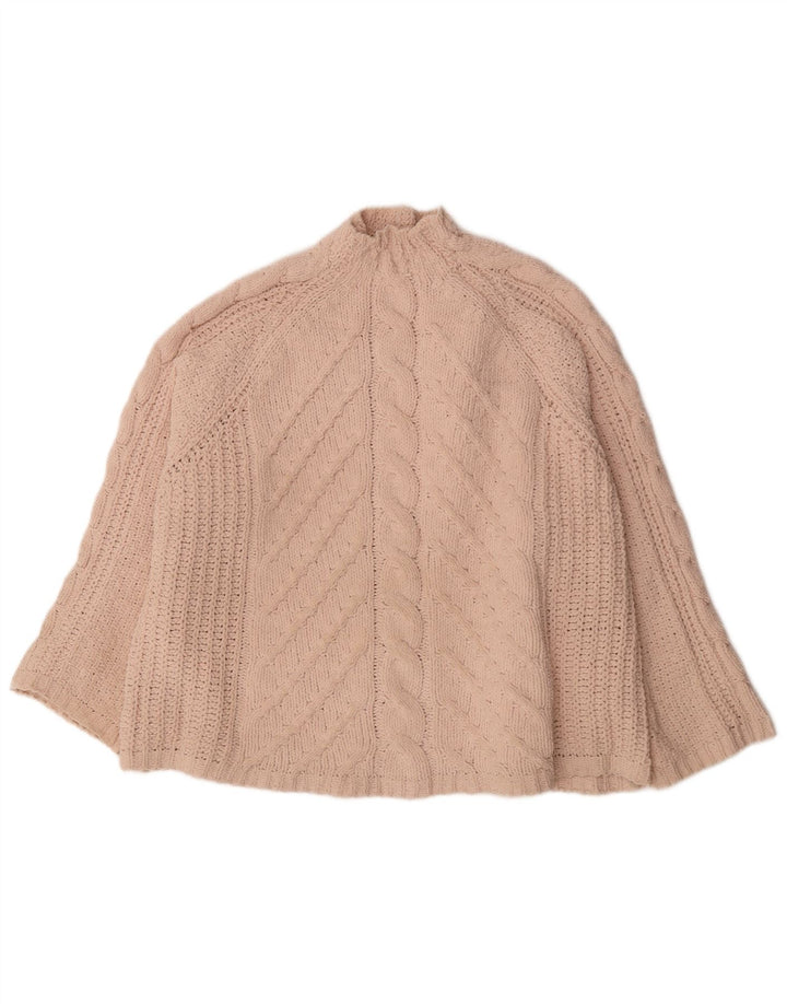 Marks & Spencer Jersey extragrande con cuello de tortuga para mujer UK 40 XL Rosa