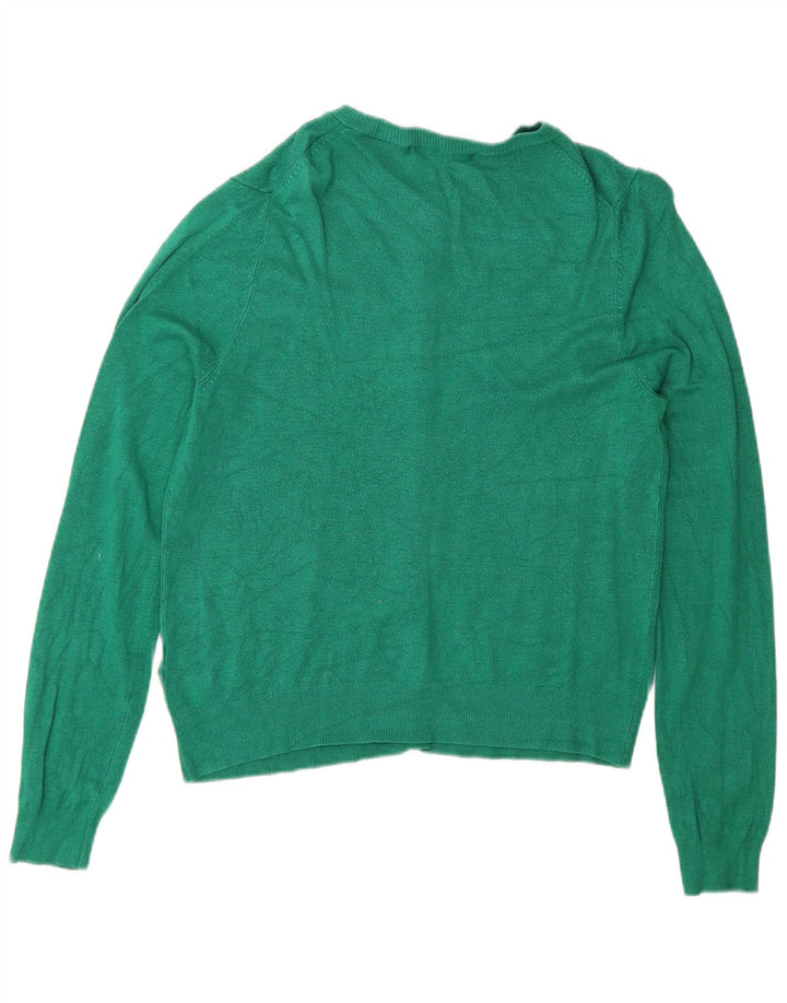 Marks & Spencer - Cárdigan para mujer, talla 40, viscosa verde medio