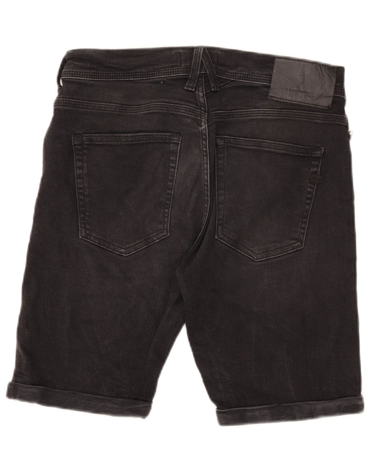 LTB Pantalones cortos de mezclilla para hombre pequeños W28 Algodón negro