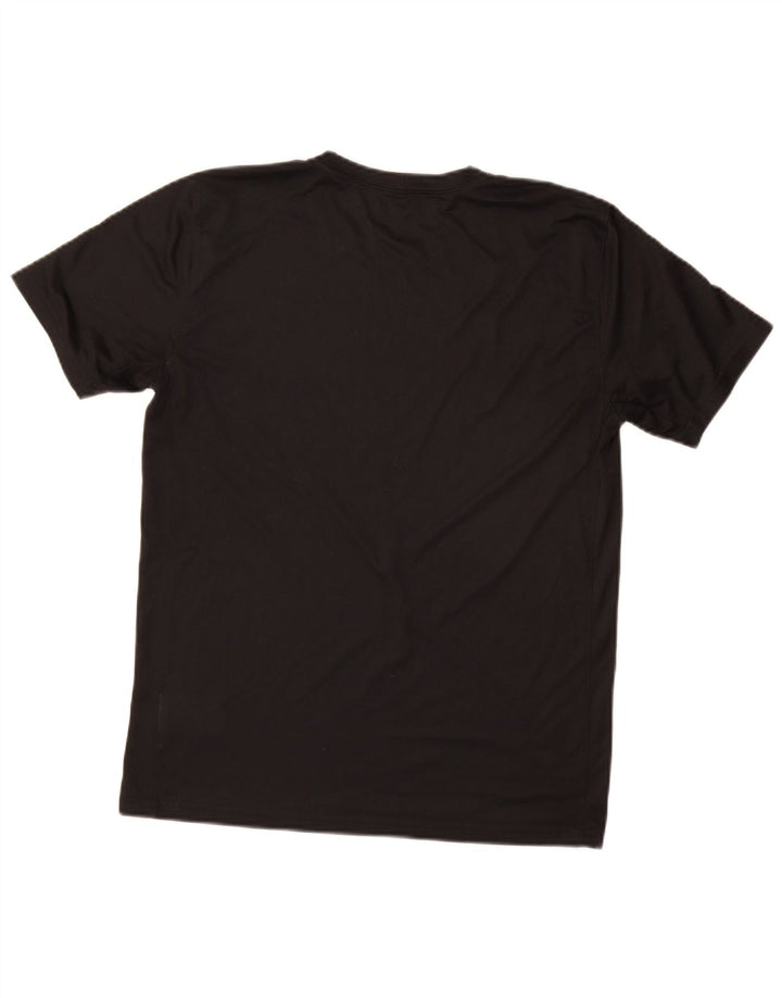 Camiseta Nike Dri Fit para hombre Top poliéster negro mediano