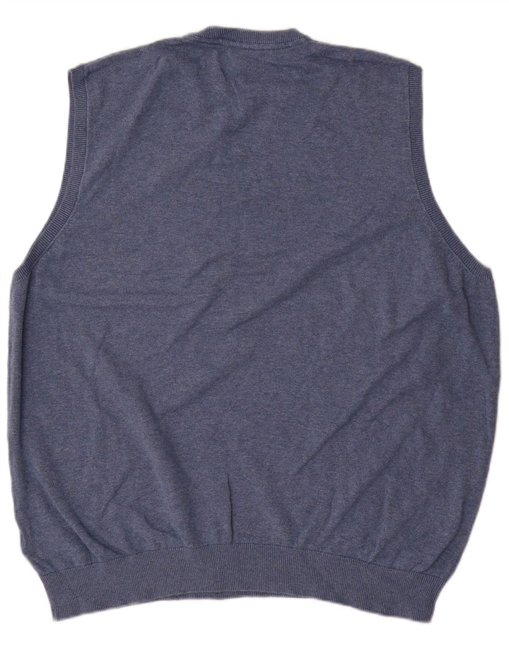 Marks & Spencer - Camiseta sin mangas para hombre, talla 2XL, algodón azul