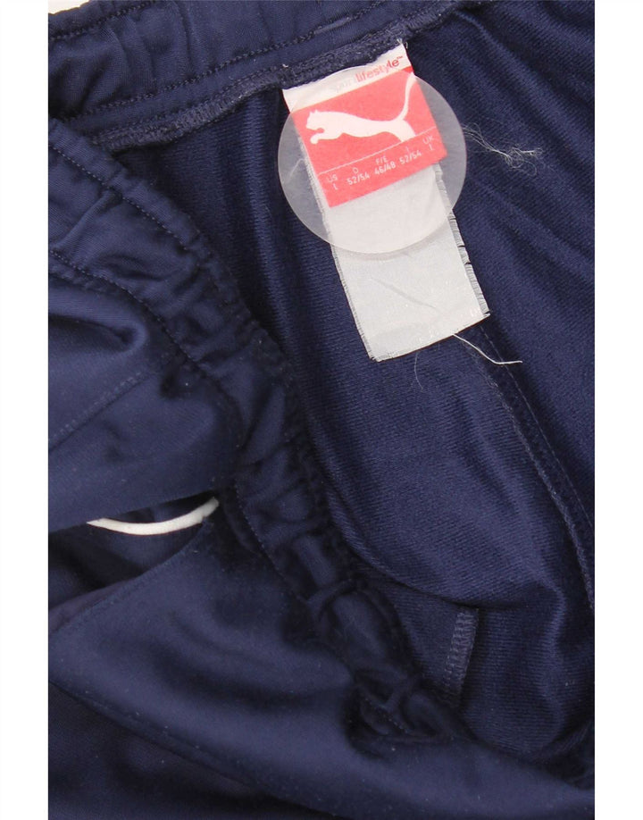 Puma Pantalones De Chándal Para Hombre Joggers Large Azul Marino