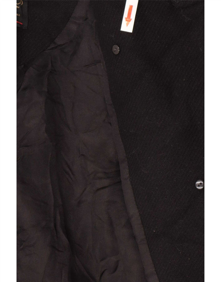 Zara Mujer Abrigo Abierto UK 46 Grande Negro