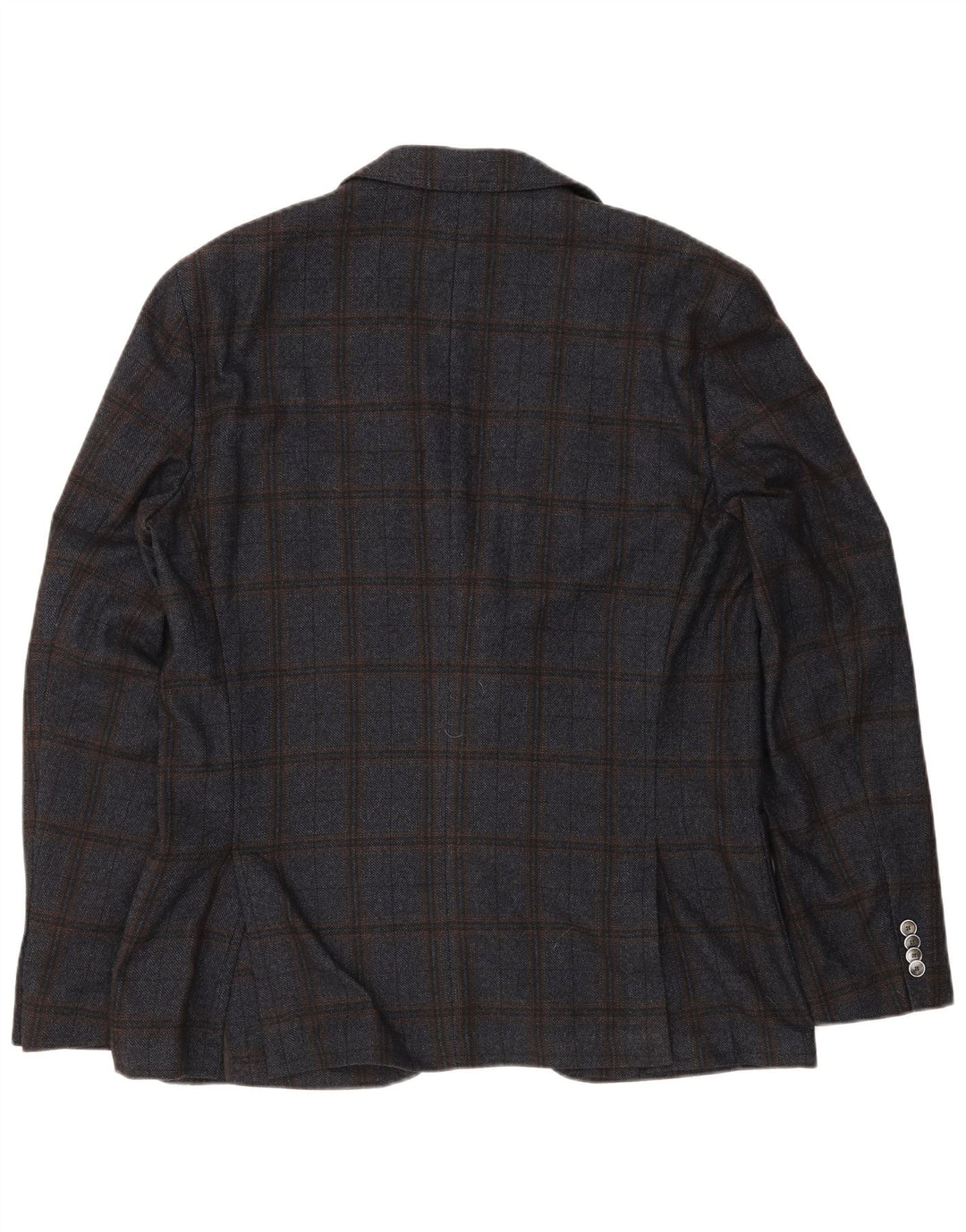 Hugo Boss Chaqueta tipo blazer de 2 botones para hombre EU 56 3XL Lana a cuadros azul marino