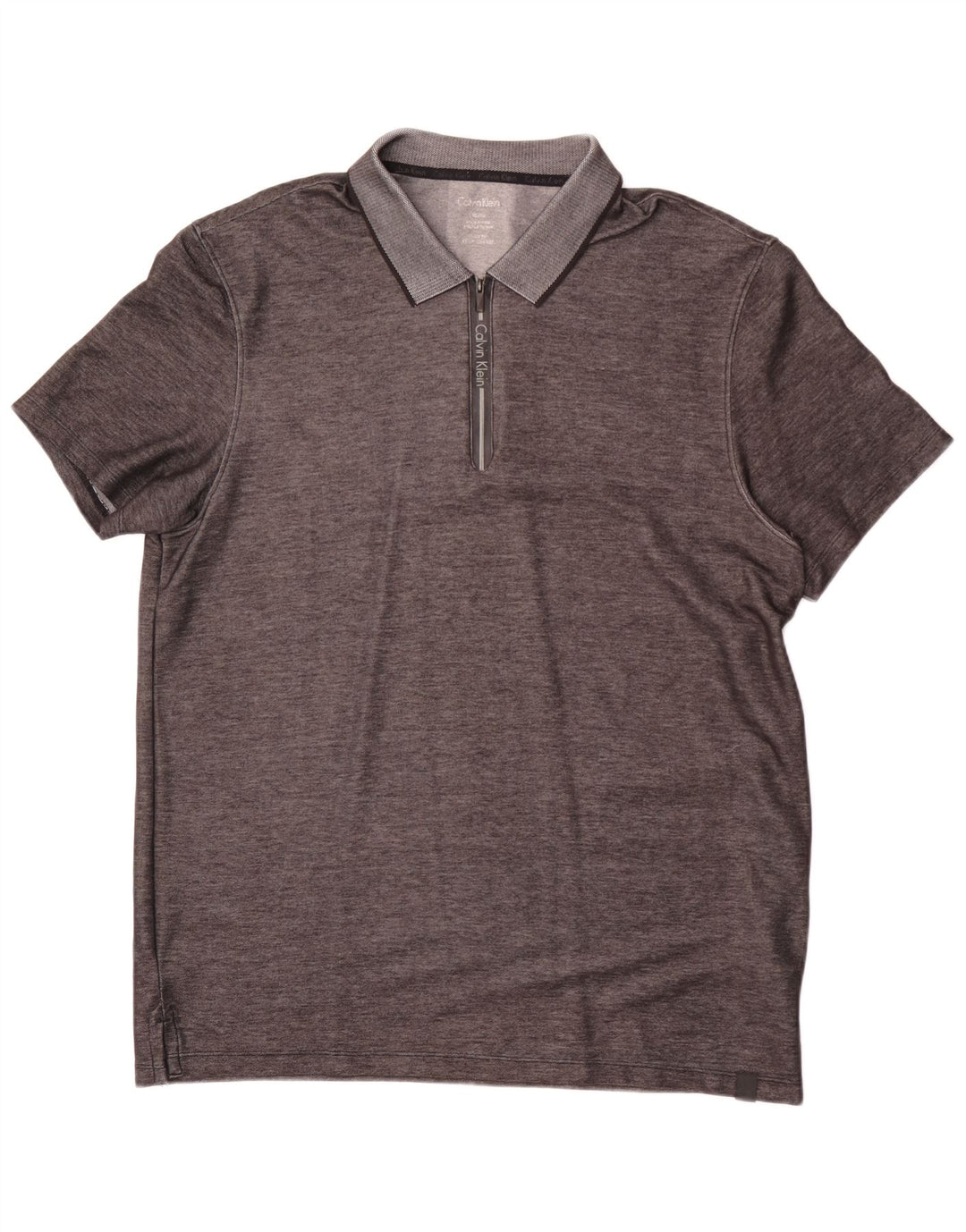 Polo Calvin Klein para hombre XL gris moteado